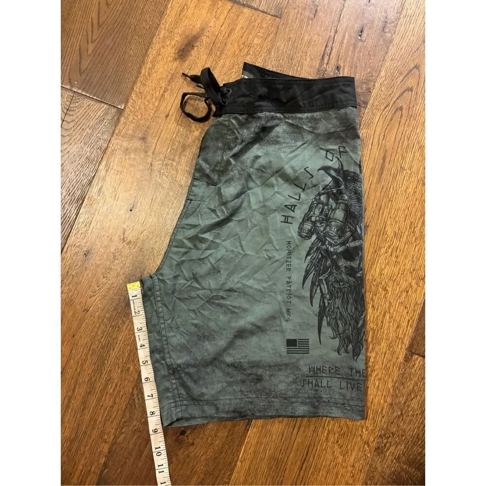Howitzer halls of Valhalla veteran military board shorts 34